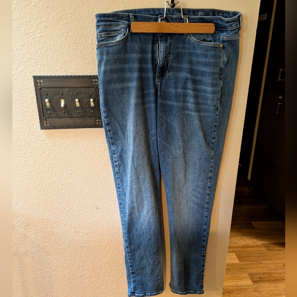 J. Jill Skinny Blue Jeans with Classic Indigo Hue